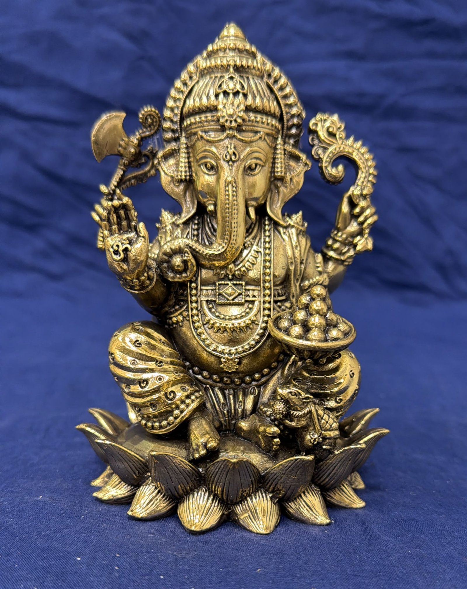 Ganesh Idol - Brass (Style 11)
