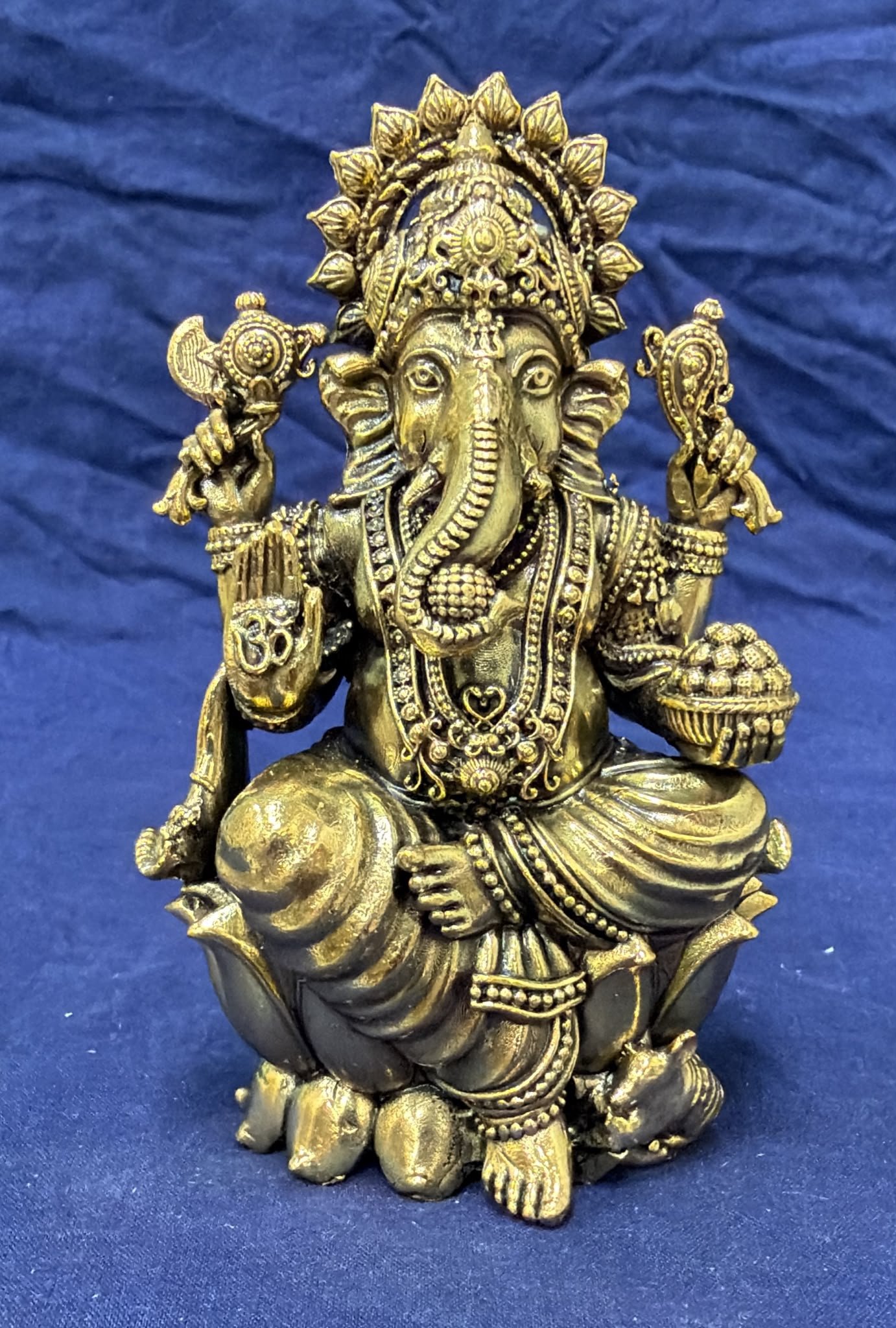 Ganesh Idol - Brass (Style 17)