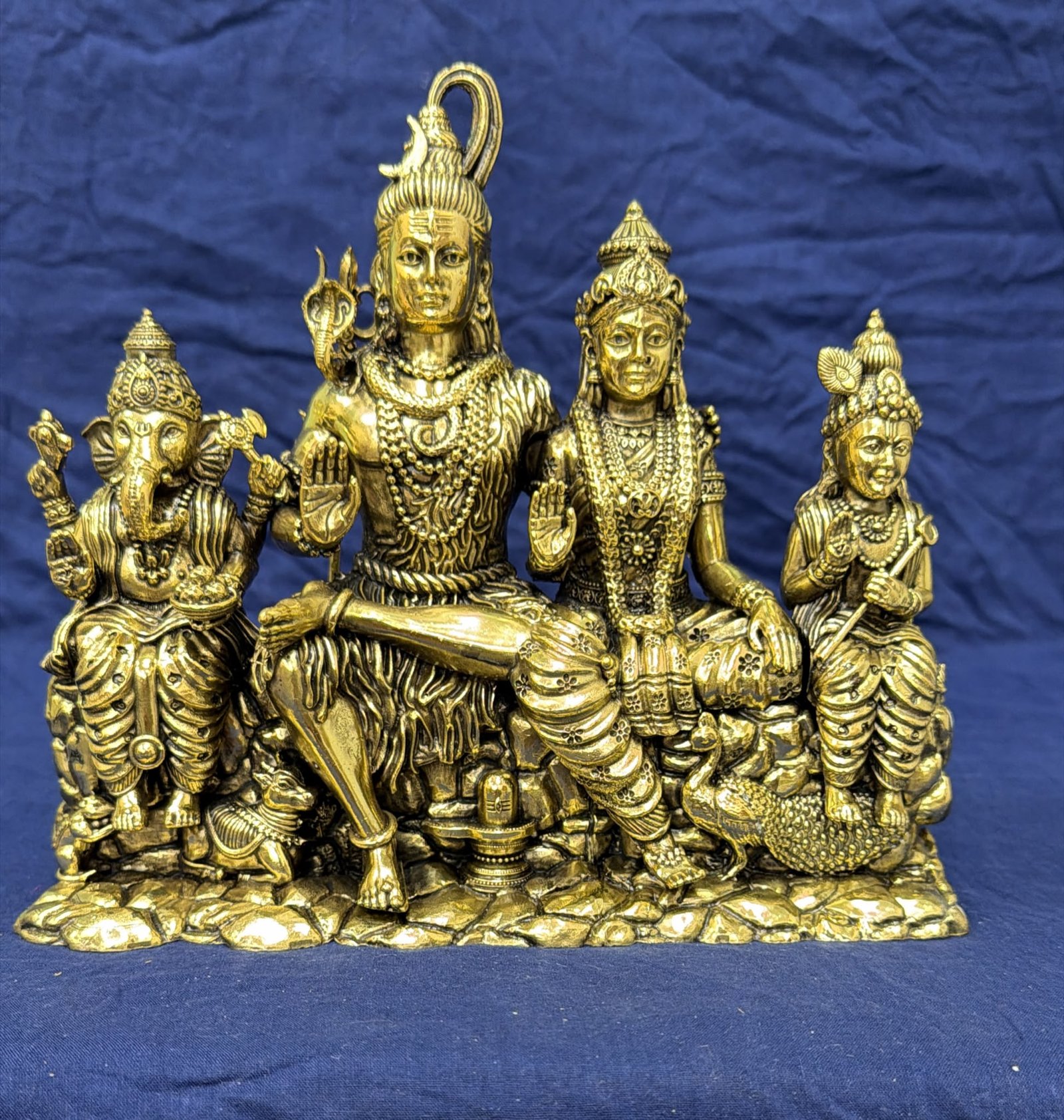 Shiv Parivar Idol - Brass (Style 2)
