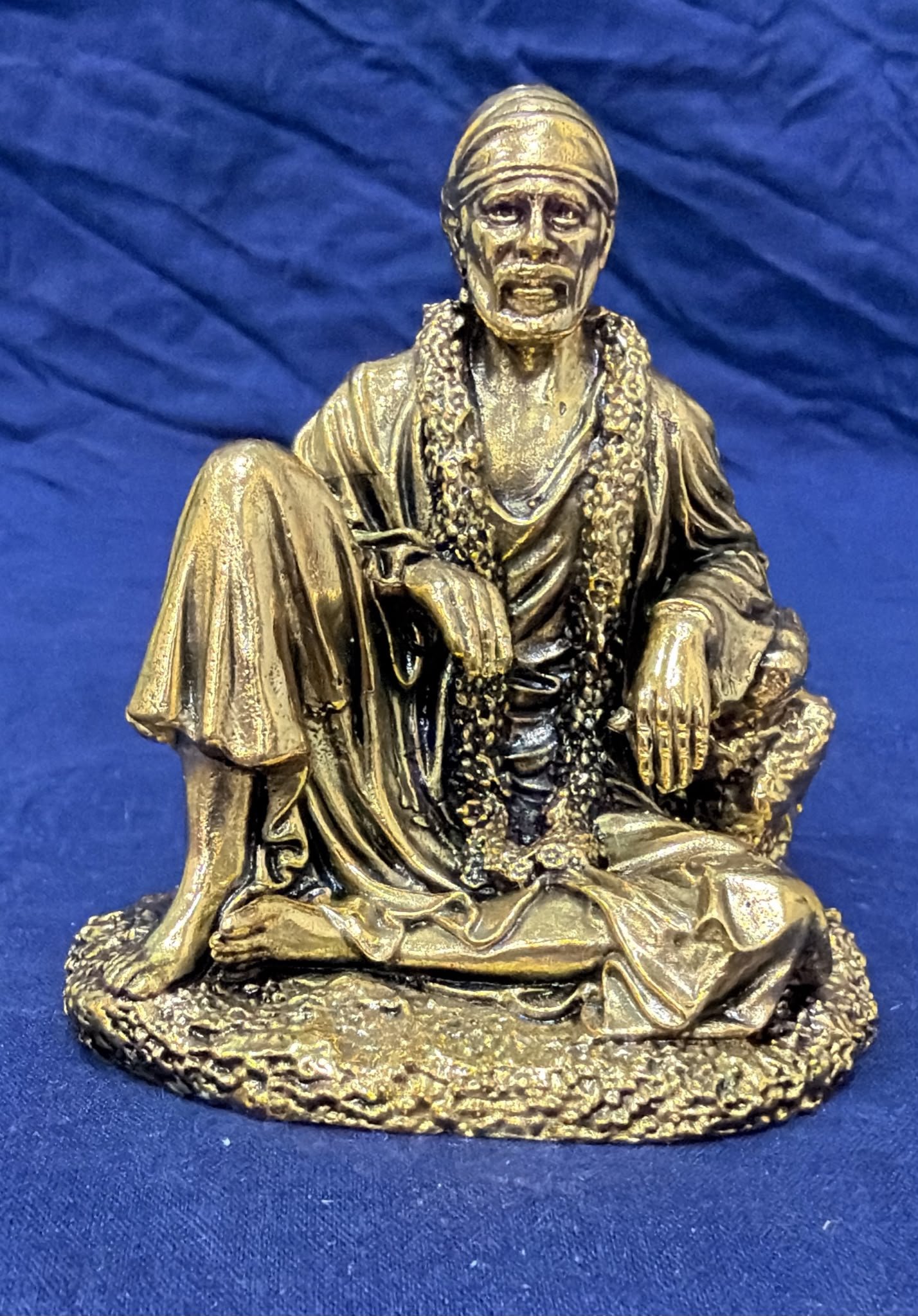Sai Baba Idol - Brass (Style 20)