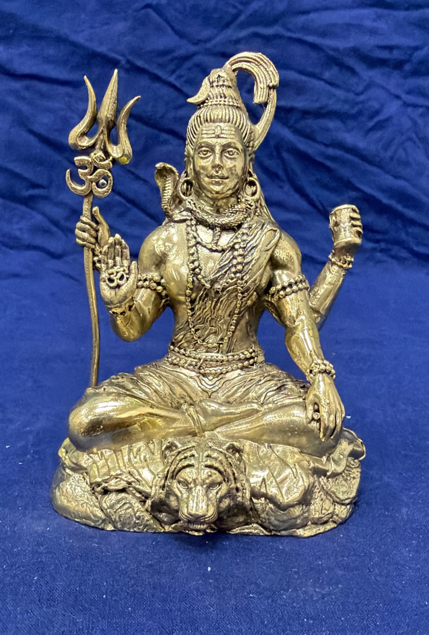 Lord Shiva Idol - Brass (Style 28)