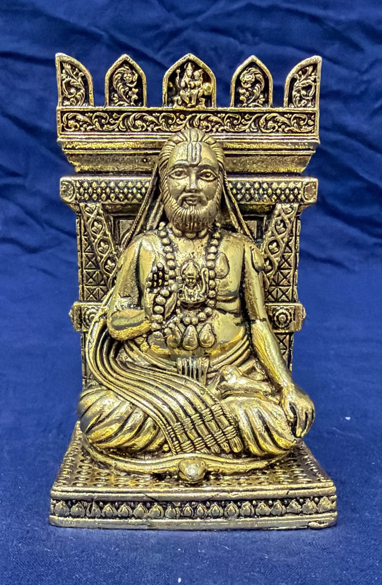 Sri Raghavendra Swami Idol - Brass (Style 29)