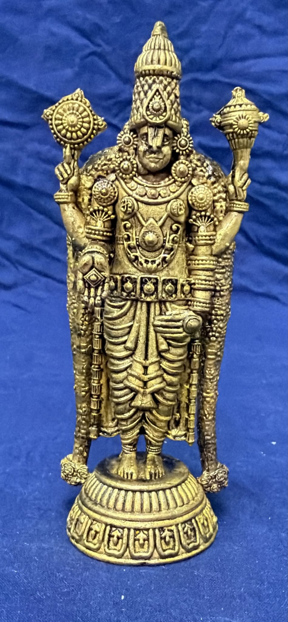 Lord Tirupati Balaji Idol - Brass (Style 30)