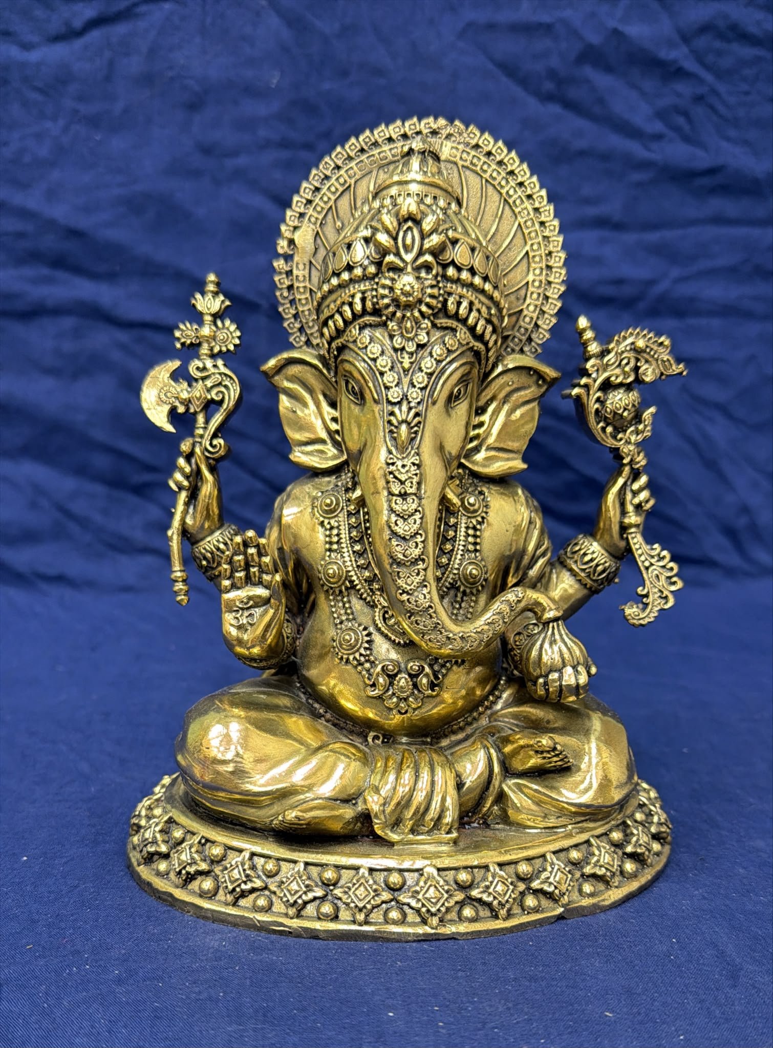 Ganesh Idol - Brass (Style 5)
