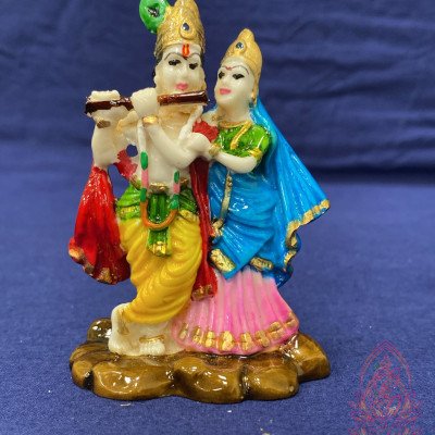 Krishna Radha Idol - Marble (Style 24)