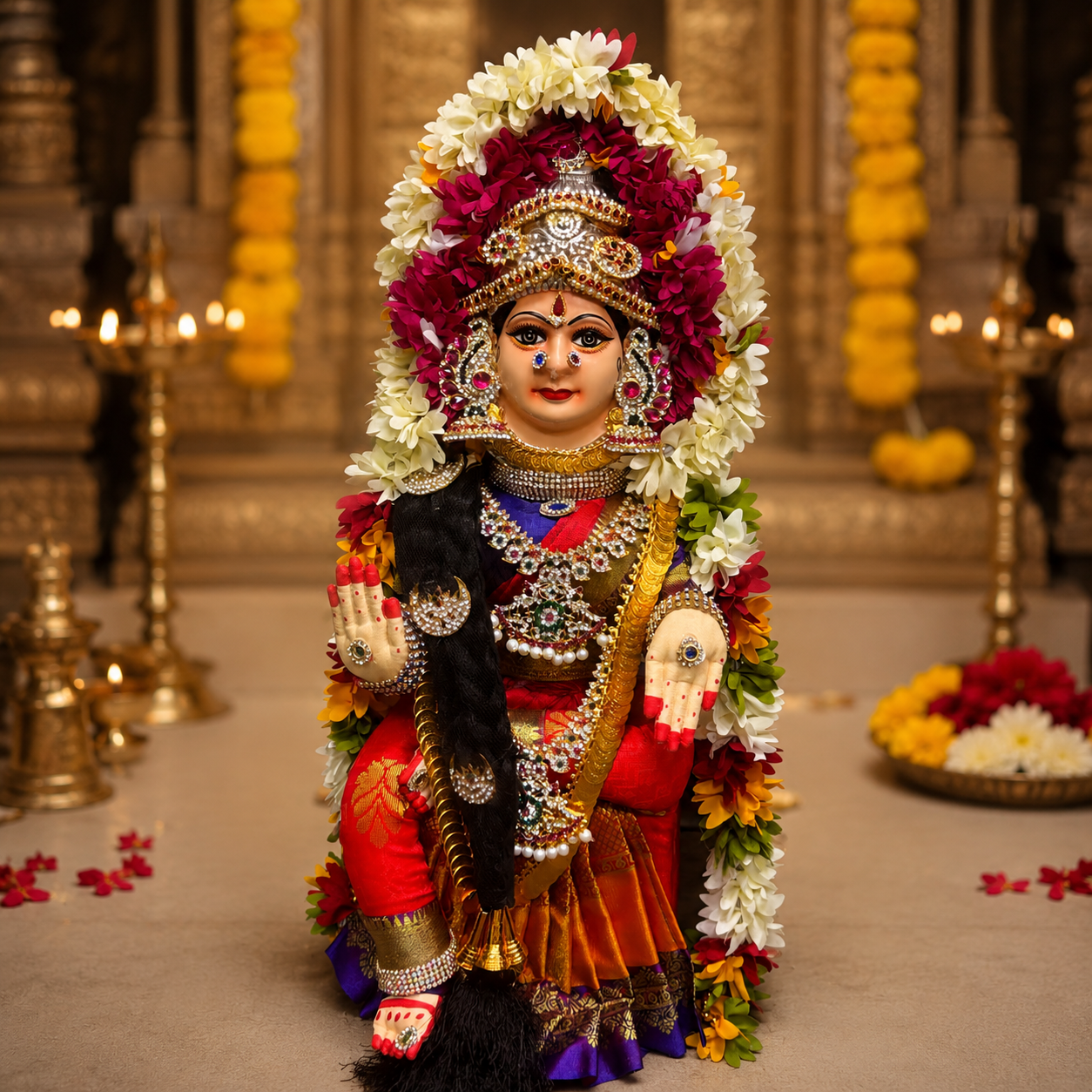 Varalakshmi Devi body stand (Ammavari idol base) 1.5 feet