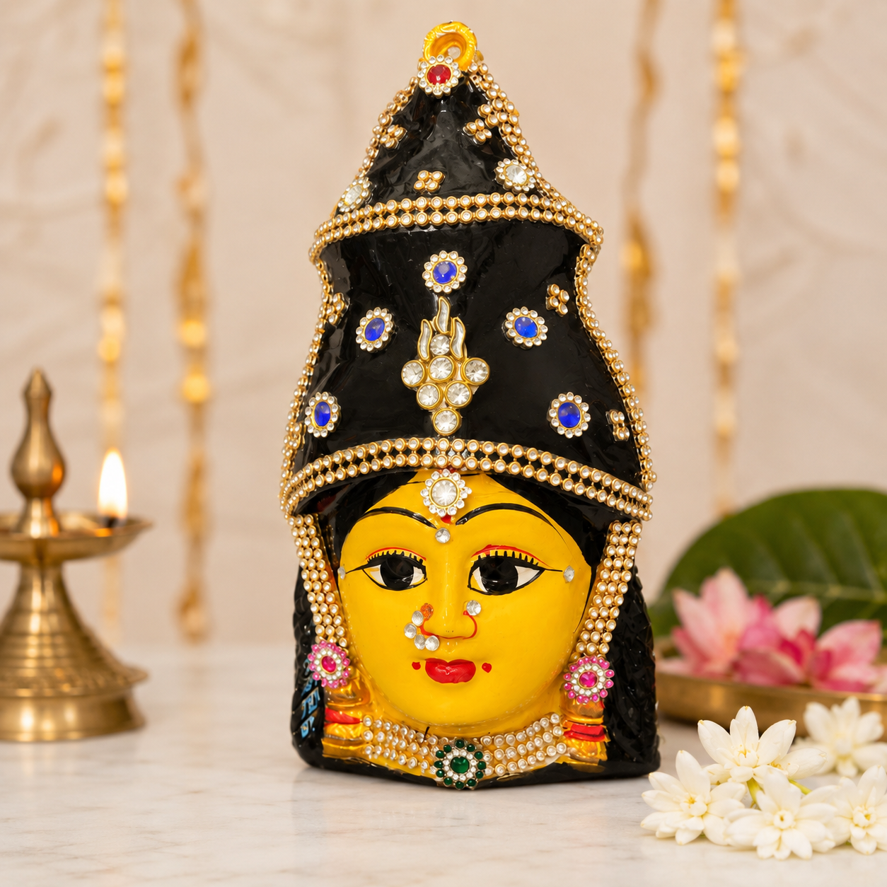 Ammavari Face - Matha Face - Varalakshmi Face (Style 53)