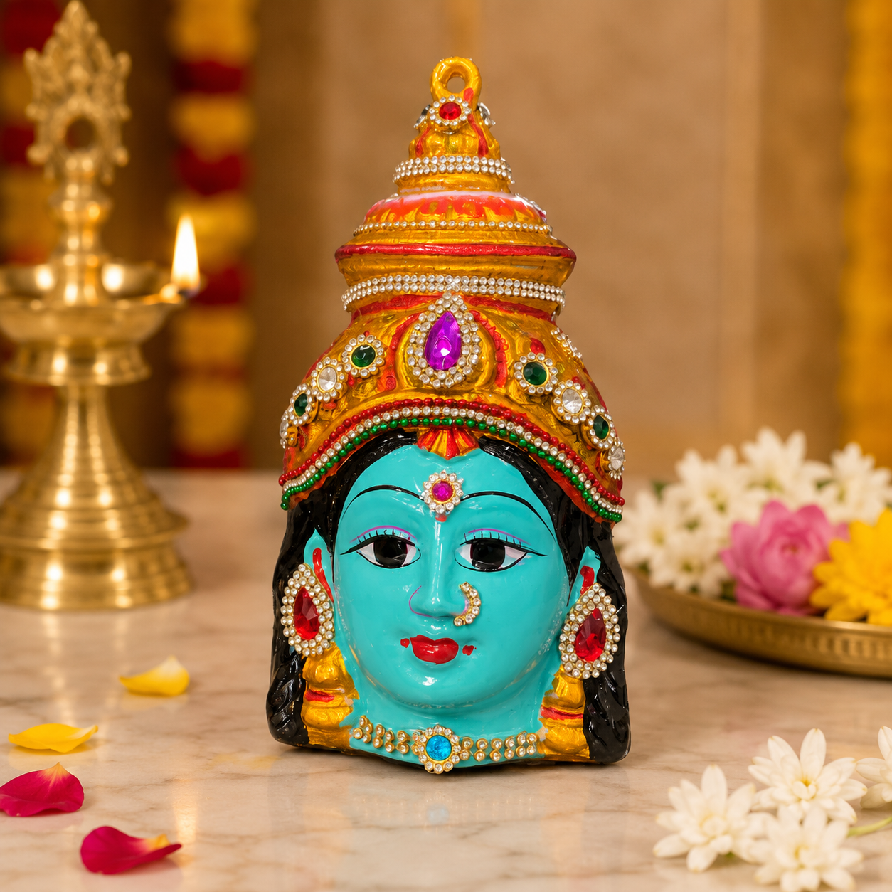Ammavari Face - Matha Face - Varalakshmi Face (Style 54)