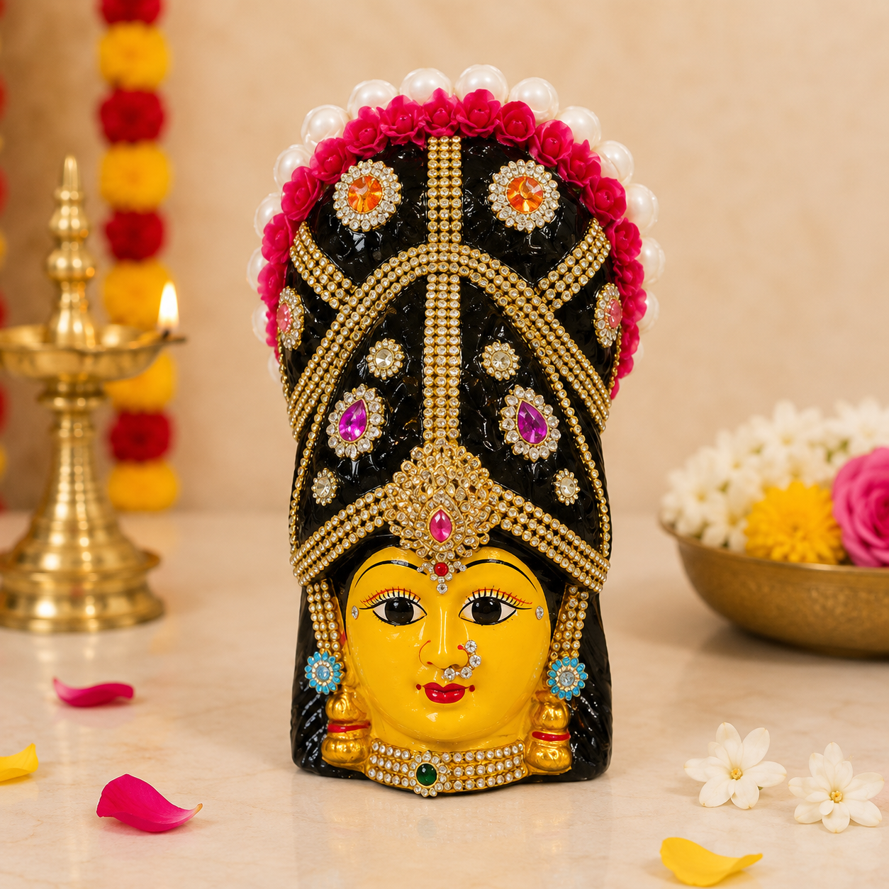 Ammavari Face - Matha Face - Varalakshmi Face (Style 59)
