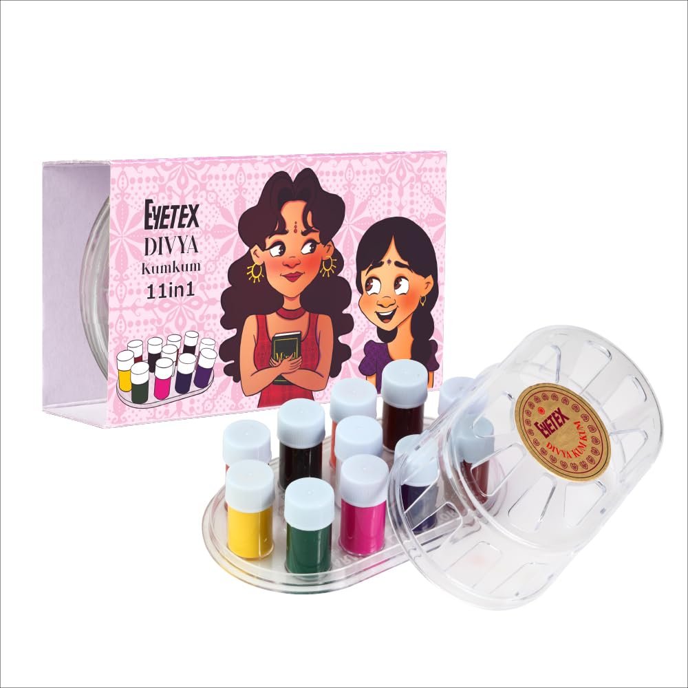 Eyetex Divya Kum Kum 11 in 1, 17g - Multicolour