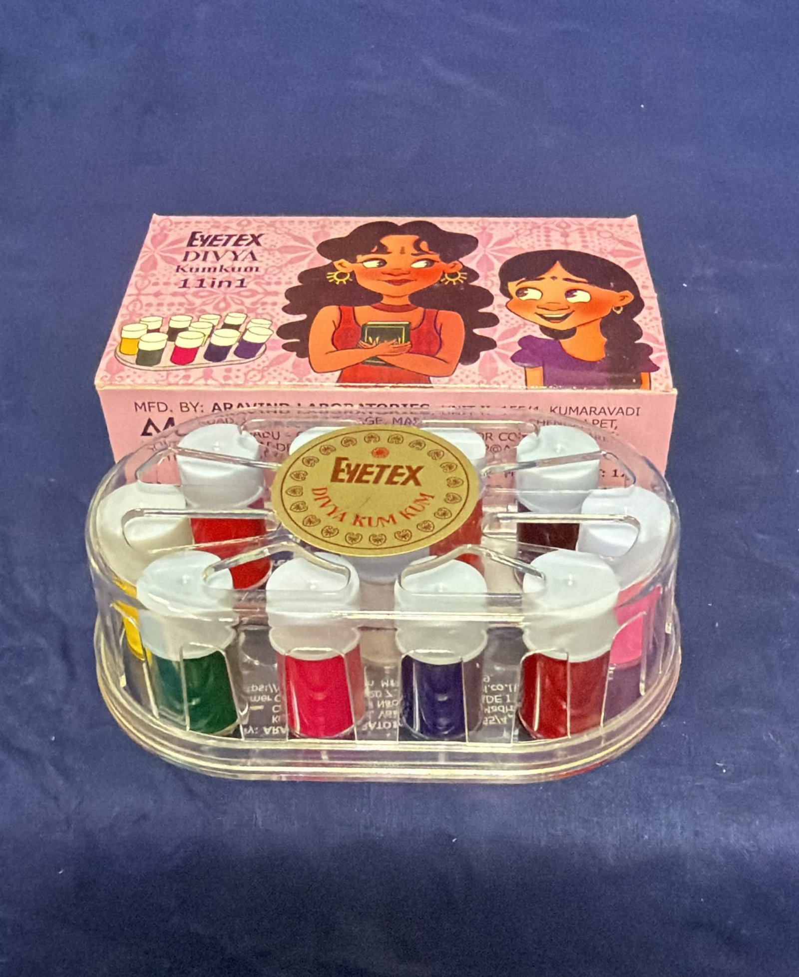 Eyetex Divya Kum Kum 11 in 1, 17g - Multicolour