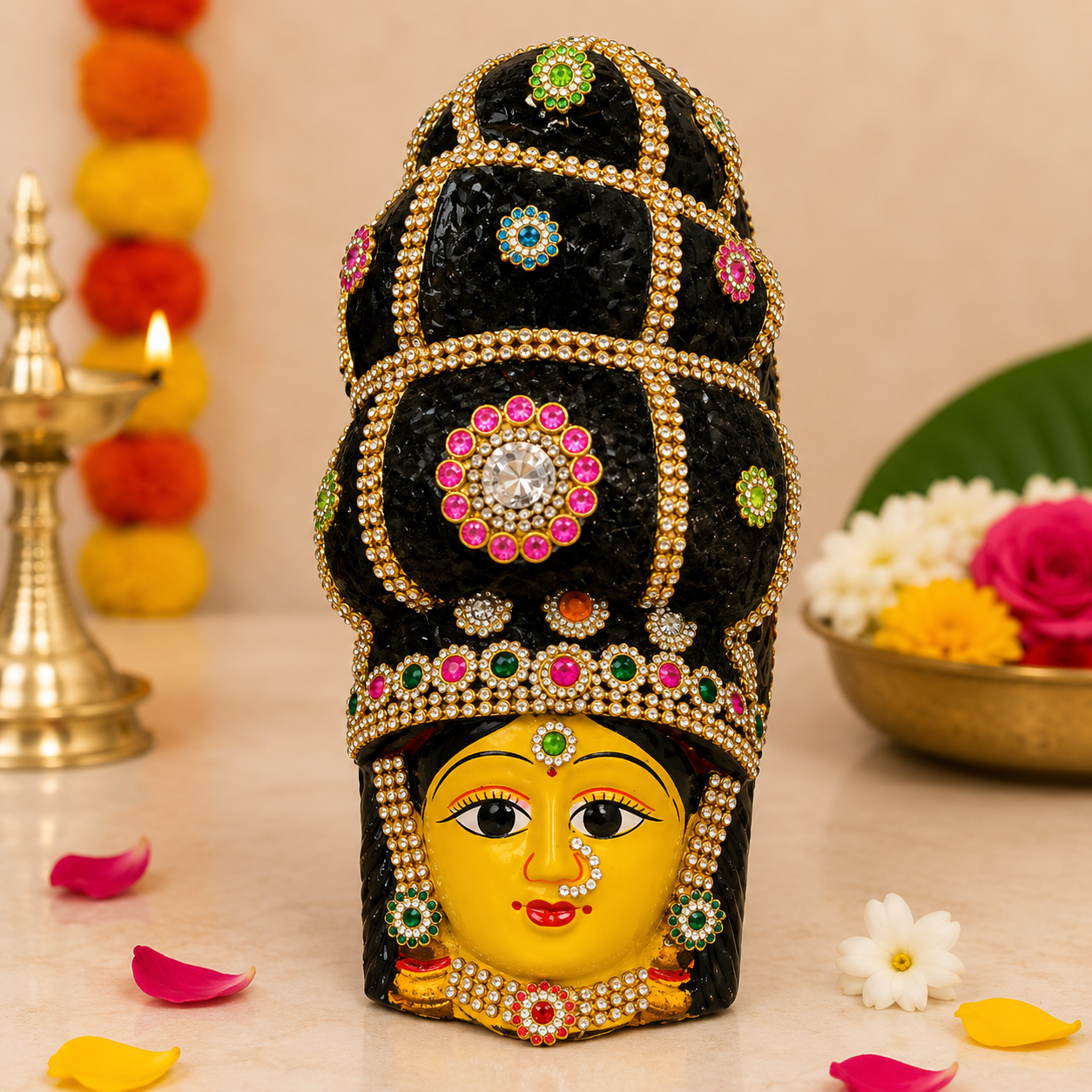 Ammavari Face - Matha Face - Varalakshmi Face (Style 61)