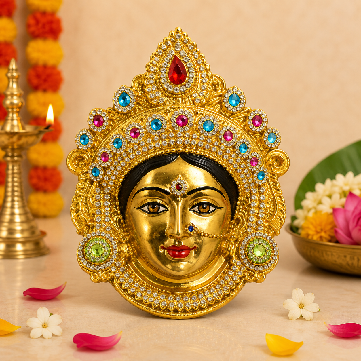 Ammavari Face - Matha Face - Varalakshmi Face (Style 62)