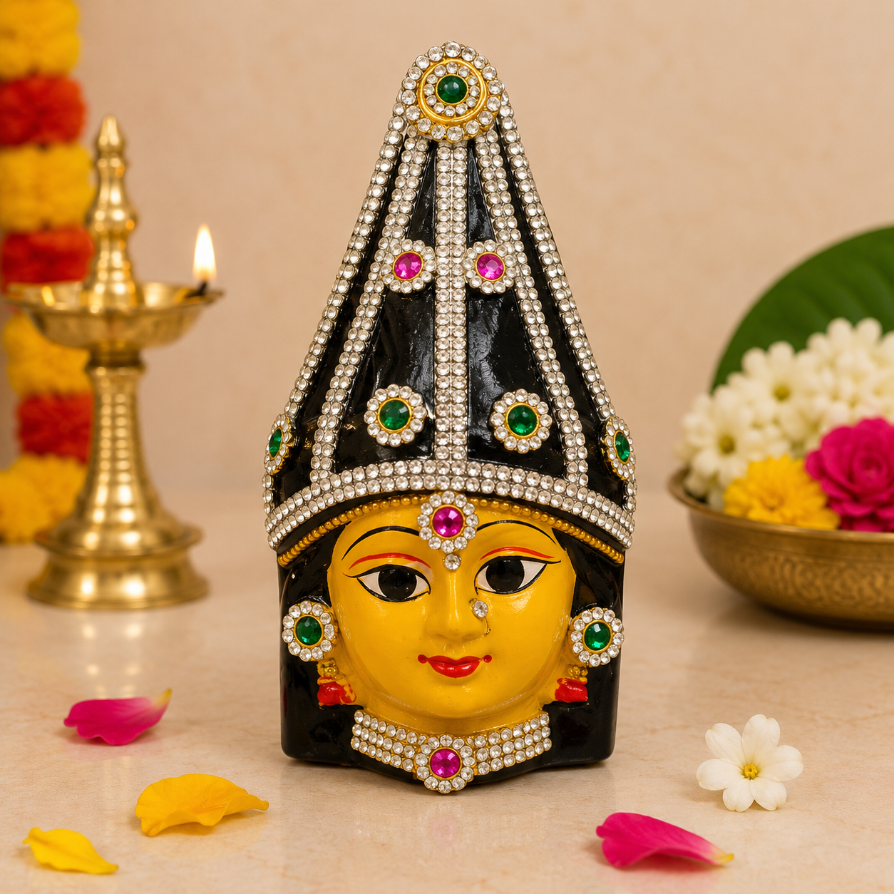 Ammavari Face - Matha Face - Varalakshmi Face (Style 65)