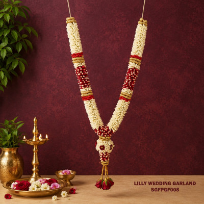 LILLY WEDDING GARLAND SPL 2.5 FT"  2.5 FT — 2.5 ft