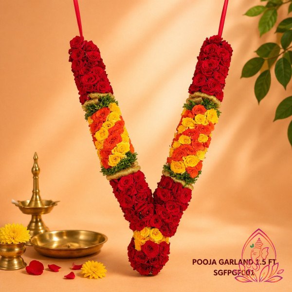 POOJA GARLAND 1.5 FT — 1.5 ft