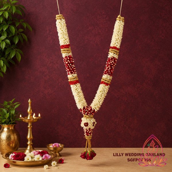 LILLY WEDDING GARLAND SPL 2.5 FT"  2.5 FT — 2.5 ft