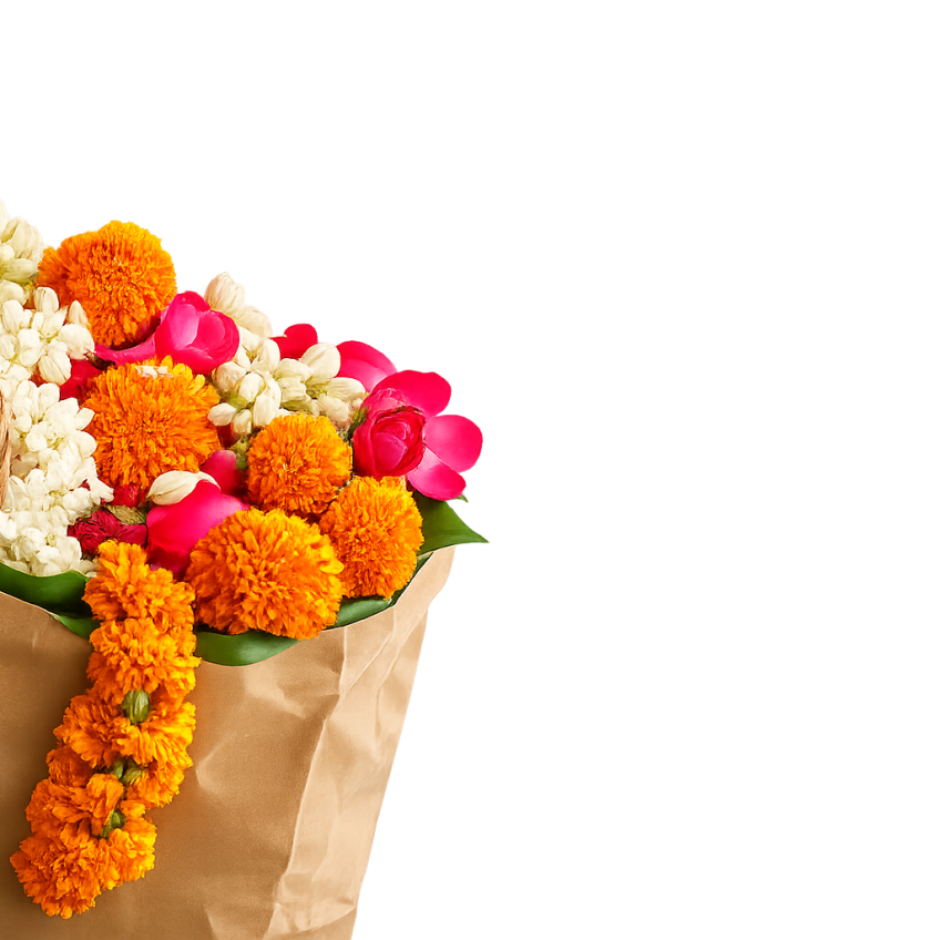 Fresh pooja flowers